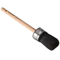 Pincel oval clássico 5 estrelas, pelo de porco preto 45 mm