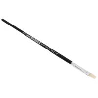 Pincel universal, pintado de preto, cerdas de porco, branco, 4