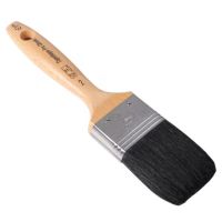 Pincel plano clássico estrela em V, cerdas de porco, preto, 51 mm