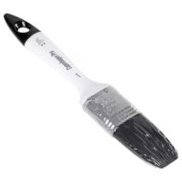 Pincel plano universal 2 estrelas, pelo sintético preto, 25 mm