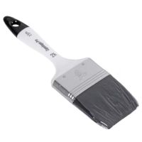 Pincel plano universal 2 estrelas, pelo sintético preto 65 mm