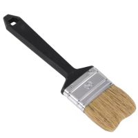 Pincel plano de uso único, pelo de porco branco tamanho 50
