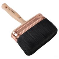 Pincel 5 estrelas, pelo preto misto 5X15 cm