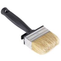 Pincel grande de uso único, cerdas de porco branco 3X7 cm