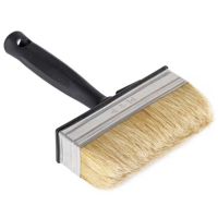 Pincel grande de uso único, cerdas de porco branco 4X14 cm