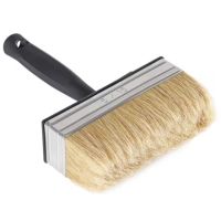Pincel grande de uso único, pelo de porco branco 5X15cm