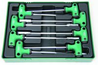 Tabuleiro 8 chaves punho com caixa hexag. Jonnesway D725N08SP