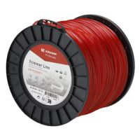 Fio de nylon Ø 3 mm 221 m quadrado vermelho Eficiência