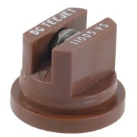 Bico padrão, duplo, jato plano DG 110° 05, aço inoxidável, castanho, TeeJet