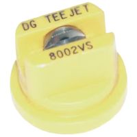 Bico de leque plano DG 80° 02, aço inoxidável, amarelo, TeeJet