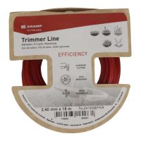 Fio de nylon Ø 2,4 mm 15 m quadrado vermelho Efficiency