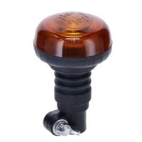 Farol LED, perfil baixo, 15W, 12-24V, âmbar, montagem em poste flexível, Ø 86x138 mm