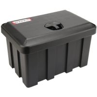 Caixa de ferramentas 350x500x300 mm, capacidade 30,5 l, polipropileno preto, Apenas 81100 da Daken