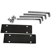 Suportes de aço galvanizado a quente com kit de fixação revestido