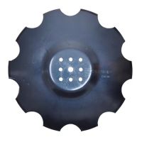 Disco de charrua dentado 510x4 Disc'OMulch
