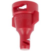 Bico de fertilizante descentrado FB 04 plástico vermelho