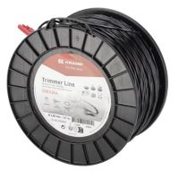 Fio de nylon Ø3,0x127 m, torção oval, preto,  Endura