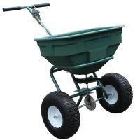 Carrinho espalhador de estrume de empurrar, capacidade 56 kg,