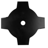 Lâmina para roçadora 4 dentes, L:255, Ø25.4, 2