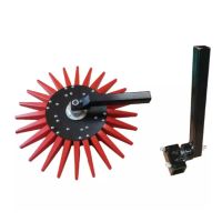 KIT DE ENXADA PARA VITICULTURA 700MM VERMELHO RÍGIDO KRESS