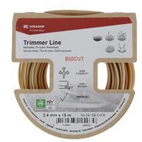 Fio de nylon Ø2.4x15 m, redondo  Biocut Starch