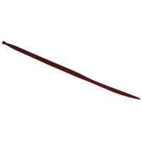 Dente de carregador, reto, Ø36x1250mm, porca M22x1.5mm, secção quadrada punta plana, vermelho, SHW