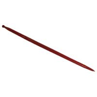 Dente de carregador, reto Ø38x690mm, porca M22x1.5mm, secção dupla-T, extremidade apontada, preto, BPT