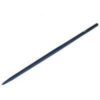 Dente de carregador, reto Ø35x1200mm, furado para cavilha Ø11.5mm, seção estela, extremidade apontada, preto, FST