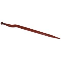 Dente de carregador deslocado a 58mm, Ø36x820mm, porca M24x1.5mm, secção quadrada vermelho, SHW