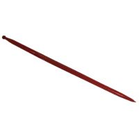 Dente de carregador, reto Ø44x820mm, porca M28x1.5mm, secção quadrada, extremidade apontada, vermelho, SHW