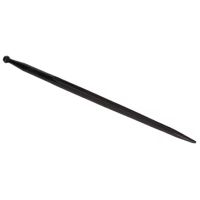 Dente de carregador, reto Ø36x900mm, porca M22x1.5mm, secção dupla-T, extremidade apontada, vermelho, SHW