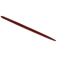Dente de carregador, reto Ø32x860mm, furado para cavilha Ø11.5mm, seção estela, extremidade apontada, vermelho, FST