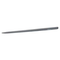 Dente de carregador, reto Ø30x750mm, furado para cavilha Ø11.0mm, seção estela, extremidade apontada, preto, FST