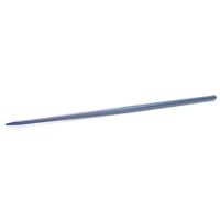 Dente de carregador, reto Ø40x1400mm, furado para cavilha Ø11.5mm, seção estela, extremidade apontada, preto, FST