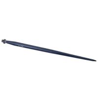 Dente de carregador, reto Ø35x1250mm, porca M28x1.5mm, seção estela, extremidade apontada, azul, FST