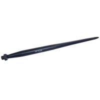 Dente de carregador, reto Ø45x980mm, porca M28x1.5mm, seção estela, extremidade apontada, azul, FST