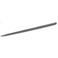 Dente de carregador, reto Ø35x850mm, furado para cavilha Ø11mm, sección doble T, extremidade apontada, preto, BPT