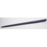 Dente de carregador, reto Ø50x1000mm, furado para cavilha Ø17mm, seção estela, extremidade apontada, preto, FST