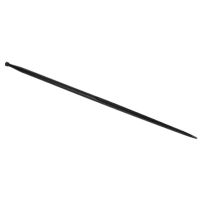 Dente de carregador, reto Ø44x980mm, porca M30x2.0mm, secção quadrada, extremidade apontada, vermelho, SHW