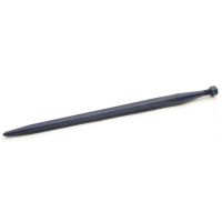 Dente de carregador, reto Ø35x680mm, porca M20x1.5mm, seção estela, extremidade apontada, azul, FST