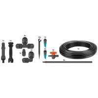 Conjunto de irrigação gota a gota micro (60 m²)