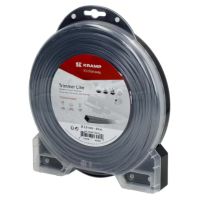 Fio de corte, 3mm x 44m, quadrada, cinzento, Titanium Power by