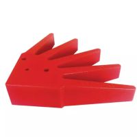 QUARTO DE DISCO DE ENXADA VERMELHO 370MM RÍGIDO KRESS