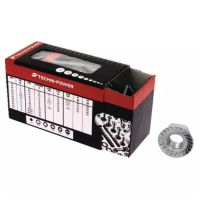 PORCA COM FLANGE DENTADA 6MM GALVANIZADO 8,8 CAIXA DE 200