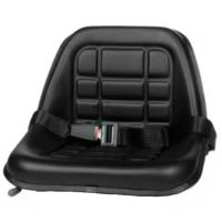 Banco em PVC, preto, sem suspensão, GT50 Cobo