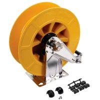 Enrolador automático de mangueiras, amarelo
