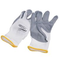 Luvas de trabalho, branco/cinza, tamanho 9/L Hyflex by Ansell