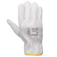 Luvas de trabalho pele, branco, tamanho 11/2XL Boss by Keron