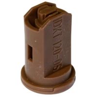 Bico antideriva de injeção de ar de duplo leque IDKT 120° 050, plástico, castanho, Lechler