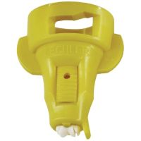 Bico de jato plano duplo IDTA 120° 02 cerâmica amarelo Lechler